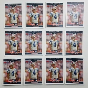 Lote de 12 cartas Adam Vinatieri 2006 Topps True Champions #4 Indianapolis Colts - Imagen 1 de 2