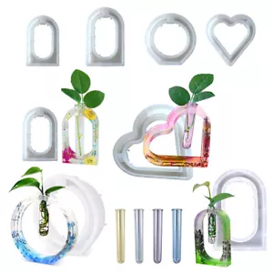 Silicone DIY Resin Mold Vase Flower Making Epoxy Casting Mould Craft Supplies - Picture 1 of 8