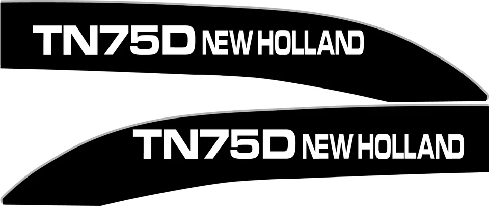 Juego de calcomanías para tractor TN75D New Holland Foto 1 de 1