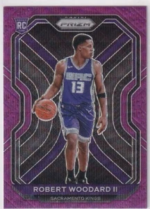 2020-21 Panini Prizm NBA Basketball No. 281 Robert Woodard II Rookie Purple Wave - Bild 1 von 2
