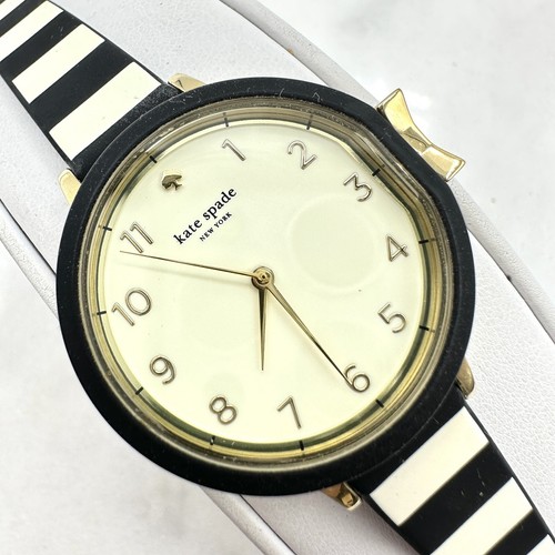 Kate Spade Park Row Strisce Nero Beige KSW1313 Batteria Nuova