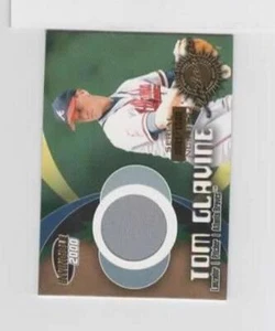 2000 Pacific Invincible Game Used Gear #2 Tom Glavine Jersey 581/1000 Braves  - Picture 1 of 2