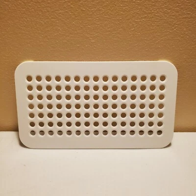 Bandeja de goteo de plástico blanco Krups IL Primo modelo 972/B rejilla OEM pieza de repuesto  Foto 1 de 3