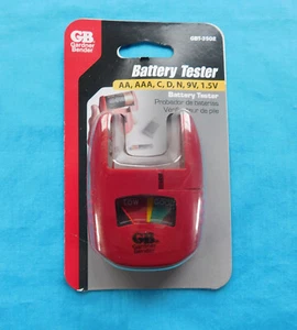 GB/GARNER BENDER BATTERY TESTER # GBT-3502  D~C~AA~AAA~N~1.5 VOLT AND 9  VOLT - Picture 1 of 2