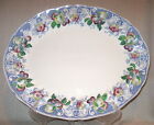 Royal Doulton Pomeroy Blue Multicolor 17" Oval Serving Platter