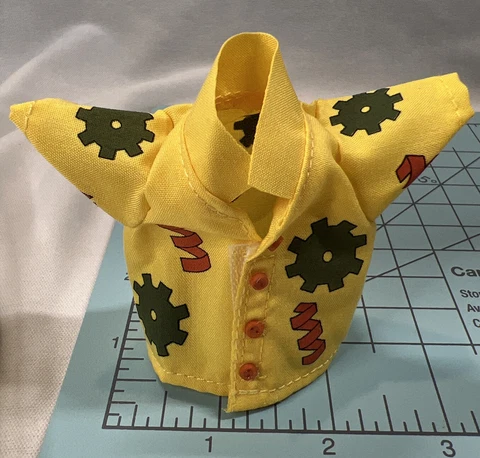 NECA Ultimate ALF 1/12 Figure Yellow Hawaiian Cloth Shirt Custom Part Diorama Cover