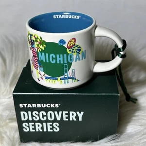 Starbucks MICHIGAN Discovery Series ORNAMENT Expresso Mini Mug 2 oz. NEW! - Picture 1 of 5