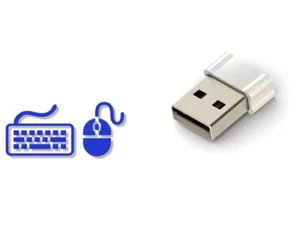 Mouse USB Jiggler bianco - Mouse Mover impedisce screen saver, sonno e standby - Foto 1 di 2