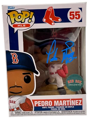 PEDRO MARTINEZ SIGNED BOSTON RED SOX FUNKO FIGURE SGA FENWAY PARK 9-1-22 BECKETT - Image 1 of 2