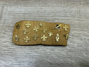 Vintage 1970’s BSA Boy Scouts of America Badge Fleur-de-lis Pin Lot - Picture 1 of 6