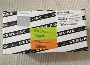 Nasco Whirl-Pak Standard Sample Bags B01020 Box of 500 1/2027 - Picture 1 of 2