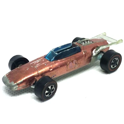 Hot Wheels Redline Indy Eagle marrón 1969 hecho en Hong Kong Foto 1 de 4