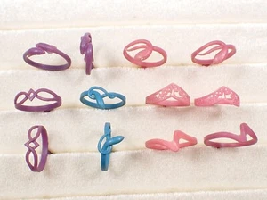 12 Pieces Assorted Band Dress Rings Wax Patterns For Lost Wax Casting - WR06 - Bild 1 von 12