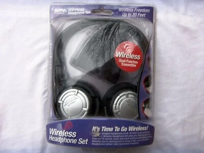 SRV WIRELESS HEADPHONE SET  UP TO 20 FT WIRELESS FREEDOM - Photo 1/3
