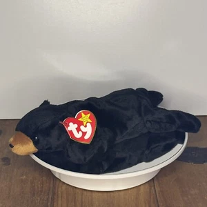 Ty Beanie Baby 1994 Blackie The Bear - NM With Tags - Picture 1 of 2