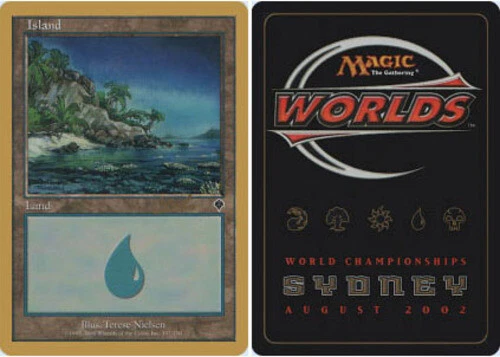 Island - Invasion 337 - Carlos Romao - 2002 ~ Near Mint World Championship V MTG - Image 1 of 1