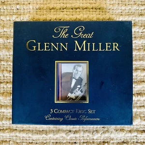 CD BOX SET: JAZZ, THE GREAT GLENN MILLER 3 CD SET 54 TRACKS CARDBOARD SLEEVE - Picture 1 of 6