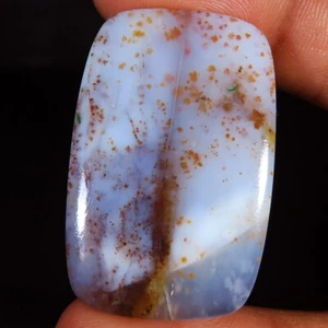 Agata dendritica scenica cabochon pietra preziosa naturale 24x37x4 mm 45,30 CT SR-362 - Foto 1 di 3