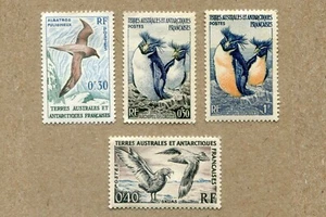 FRENCH ANTARTIC TERRITORIES, 1956 Lot of 4 POSTAGE STAMPS - Picture 1 of 1