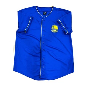 Golden State Warriors NBA UNK Baseball Jersey Size XL - Picture 1 of 9