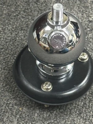 Workman BM3B Chrome Antenna Ball Mount Swivel with Lug Connection Brand New - Image 1 of 3