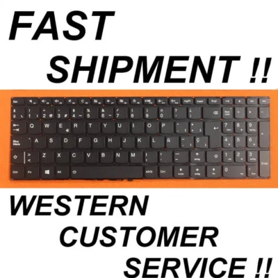 NEW Spanish BACKLIT keyboard for Lenovo Ideapad 510-15ISK & 510-15IKB Latin - Image 1 of 2