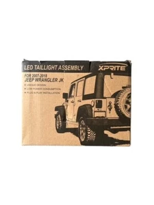 LED Taillight Assembly For 2007 - 2018 Jeep Wrangler JK with Turn Signal * bkup - Picture 1 of 2