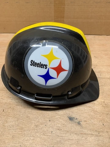 Pittsburgh Steelers Helmet Hard Hat Adjustable One Size Fits All Cover