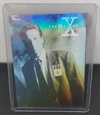1996 Topps X-Files Season 3 3-D Hologram Trading Card X1 of 2 "Fox Mulder" - Image 1 of 3