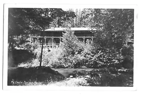 Postal antigua de McCredie Springs, O Eugene, Oregon RPPC, McCredie Springs Resort - Imagen 1 de 2