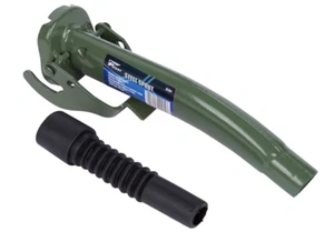 Metall Kanister Ausgießer Stahl grün 22cm Auto Kraftstoff Diesel Pour - JC101 Pro User - Bild 1 von 12