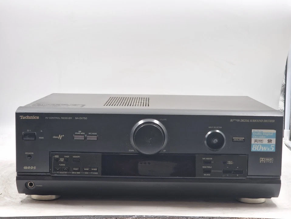 Technics SA-DX750 AV Control Receiver - Working, Cosmetic Wear - Image 1 of 4