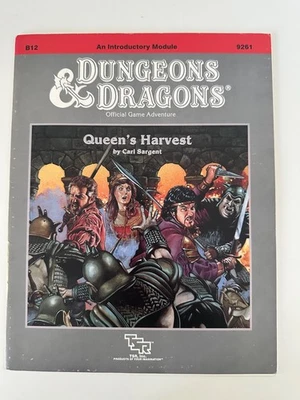 D&D Queen's Harvest B12 TSR 9261 RARE ORIGINAL Module - 1989 - Ex Condition - Image 1 of 4