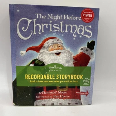 Hallmark записываемый сборник рассказов ночь перед Рождеством работает в твердом переплете - Изображение 1 из 4