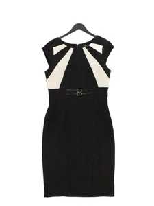 Star By Julien Macdonald Women's Midi Dress UK 14 Black Polyester - Picture 1 of 6