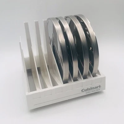 Soporte de disco Cuisinart DLC-077 y 4 hojas de disco para procesador de alimentos DLC-8 y DLC-10 Foto 1 de 4