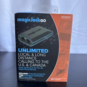 magicJackGO Magic-Jack Go Local Long Distance VoIP Telephone Calling US Canada - Picture 1 of 11