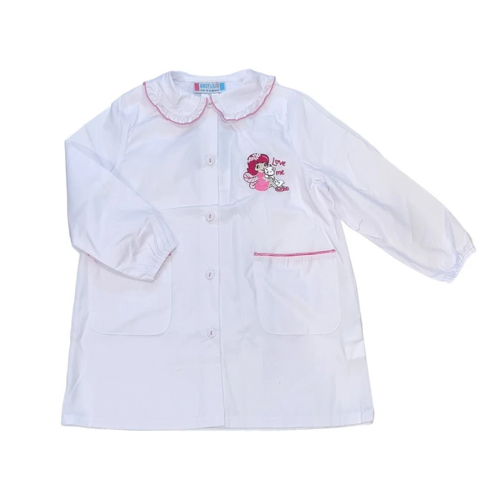 Grembiule asilo da bambina di Andy&Gio' 90174 Bianco - Immagine 1 di 1