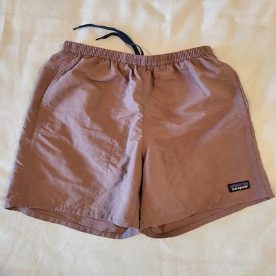Pantalones Cortos Patagonia Baggies Para Hombre Pequeños 5" Malva Bañador Forrado Cordón  Foto 1 de 3