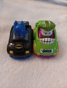Fisher Price Wheelies Batman Joker Cars Set di 2 - Foto 1 di 6