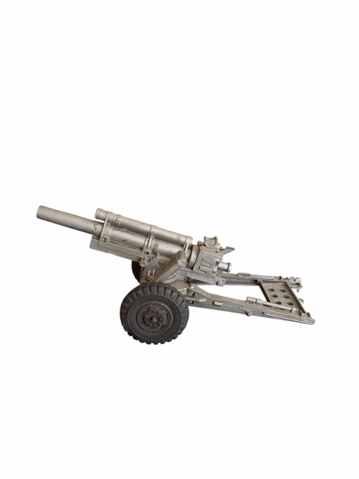 Cañón obús vintage de juguetes Marx 12" gris metálico Foto 1 de 4