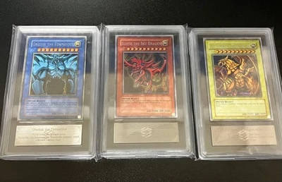 ARS 8 YU-GI-OH Egyptian God Card Secret Rare Slifer GBI-001 GBI-002 Ra GBI-003 - Image 1 of 4