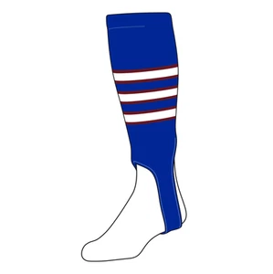 TCK Baseball Stirrups Large (300D, 5in) Royal, Cardinal, White - Picture 1 of 1