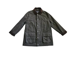 Brooks Brothers Men Brown Waxed Field Utility Hunting Jacket L - Picture 1 of 13