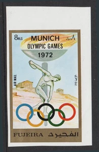 Fujeira 1972 - Giochi Olimpici Estivi, Monaco, Germania, Mi882B Imperf MNH - Foto 1 di 1