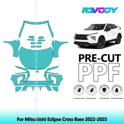 PreCut Paint Protection Film PPF For Mitsubishi Eclipse Cross Base 2022-2025 - Image 1 of 4