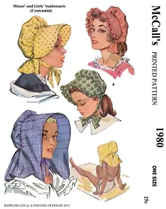 McCall's 1980 Pattern HATS Bonnets Cap Chapeau Chemo - Picture 1 of 4