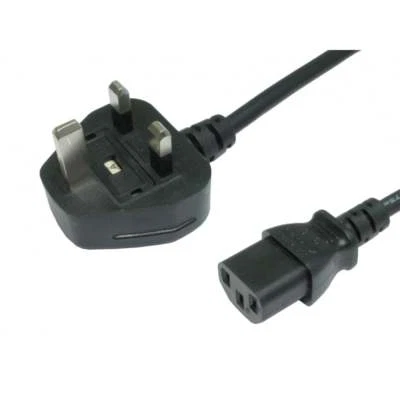 10m UK Mains Kettle Lead IEC C13 Lead Power PC Monitors 10 Metre 30ft Cable LONG - Image 1 of 3