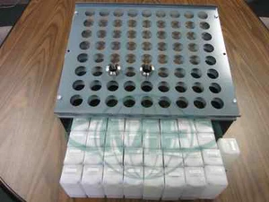 33 Stck./Set 5C Spannhülsen-Set 1/8"" bis 1-1/8"" bis 1/32., mit 72 Loch 5C Spannzange Tablett - Bild 1 von 2