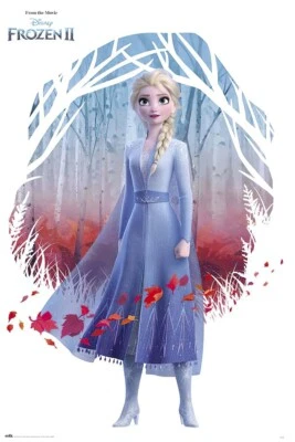 MOVIE POSTERS USA Frozen 2 - Disney Movie Poster (Elsa In Forest) (Size: 24" X 36")